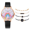 Crystal Rhinestone Bracelet Watch Set