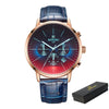 Fashion Color Chronograph Watch with Bright Glass