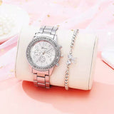 Geneva Classic Luxury Rhinestone Watch