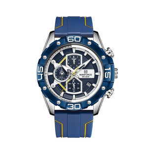 Blue Dial Chronograph Watch