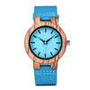 Couple Blue Wooden Watch