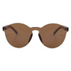 Rimless Vintage Round Mirror Sunglasses